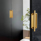 Art Deco Recessed Cabinet Pulls with Round Bar Handle