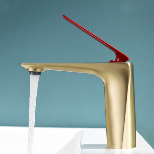 Florenza Modern High-Arc Single-Handle Vessel Sink Bathroom Sink Faucet