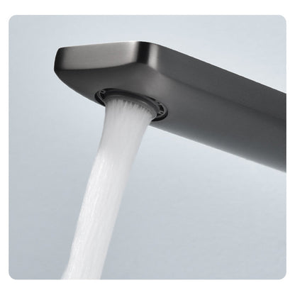 Siena Modern Concealed Wall-Mounted Bathroom Sink Faucet with Slim Spout