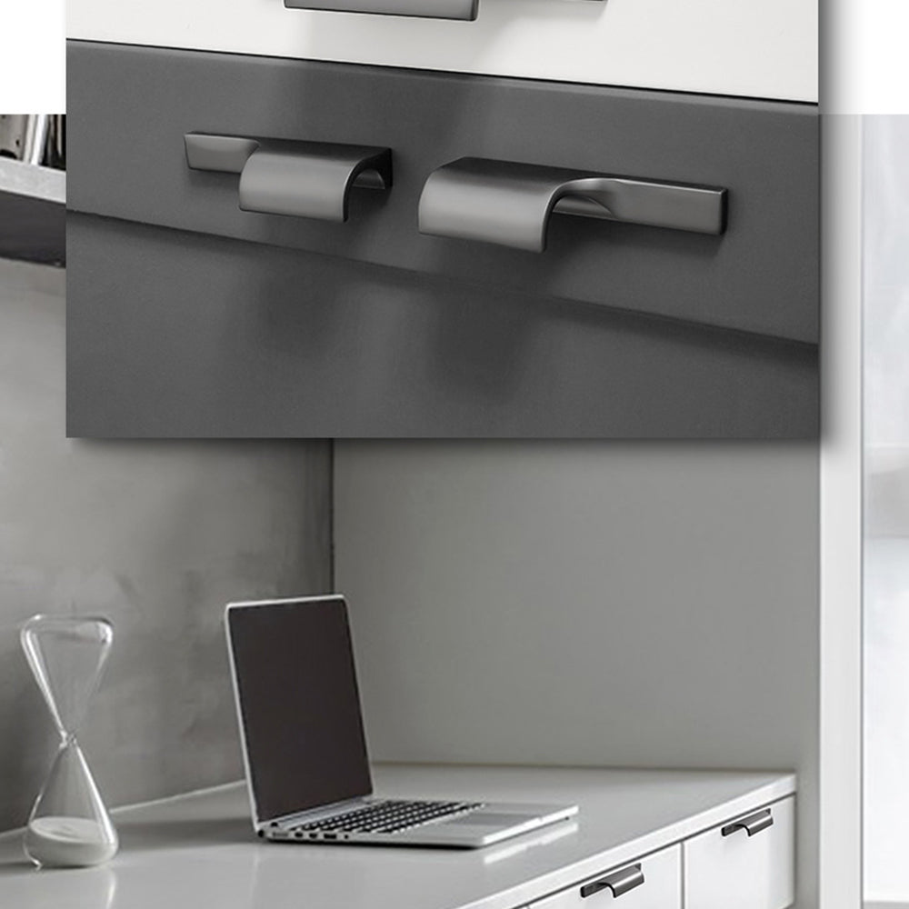 Low-Profile Finger Pulls for Wardrobes and Drawers