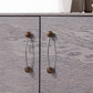 Walnut Round Head Cabinet Handles for Wardrobes