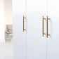 Gold Round Bar Cabinet Pulls and Drawer Handles