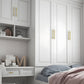 Smooth Gold Brass Cabinet Handles and Drawer Pulls