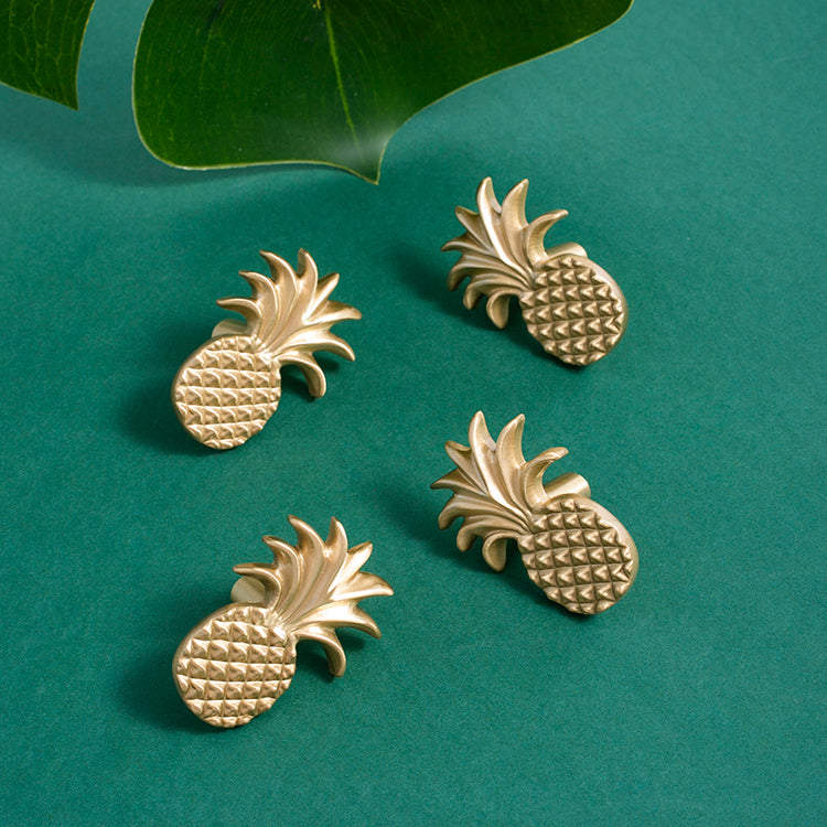 Solid Brass Pineapple Cabinet Knobs