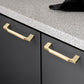 Square Cabinet Pulls and Knobs in Zinc Alloy