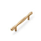Curved Zinc Alloy Cabinet Pulls in Gold and Dark Gray