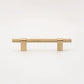 Black / Gold Knurled Round Bar Cabinet Pulls and Drawer Handles