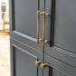 Nordic Gold Cabinet Pulls and Pyramid Cabinet Knobs