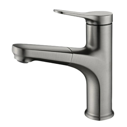 Wexler Single Handle Pull-Out Bathroom Sink Faucet with Hot and Cold Control