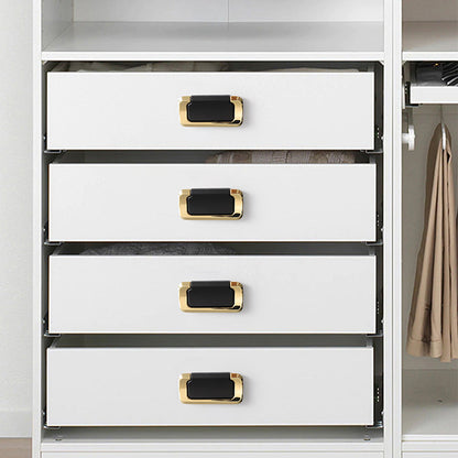 Framed Inset Cabinet Pulls and Knobs for Wardrobes