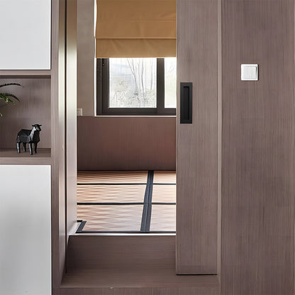 Rectangular Aluminum Recessed Finger Pulls