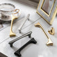 Arched Half Moon Cabinet Handles and Knobs, Zinc Alloy