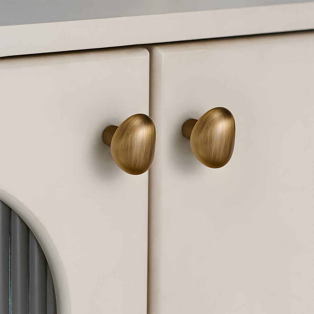 Organic Pebble Mushroom Cabinet Knobs