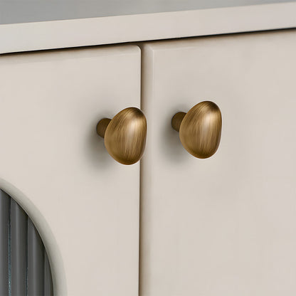 Organic Pebble Mushroom Cabinet Knobs