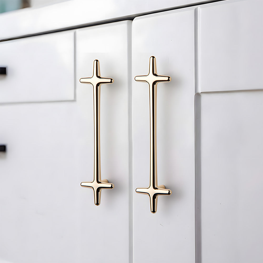 Modern Star Cross Cabinet Pulls and Knobs