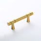 Gold Brass Round Bar Cabinet Handles and T-Bar Knobs