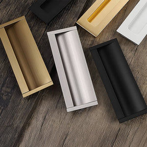 Concealed Recessed Aluminum Alloy Cabinet Pull Handles