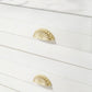 3 Inch Zinc Alloy Antique Shell Cabinet Cup Pulls