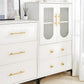 Gold Round Bar Drawer Handles and Cabinet Knobs
