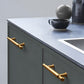 Gold Round Bar Cabinet Pulls and Drawer Handles