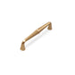 Gold / White Curved Cabinet Handles and Matching Knobs