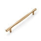 Curved Zinc Alloy Cabinet Pulls in Gold and Dark Gray