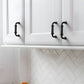 French Stripe Ribbed Cabinet Pulls and Drawer Handles