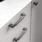 Square Cabinet Pulls and Knobs in Zinc Alloy