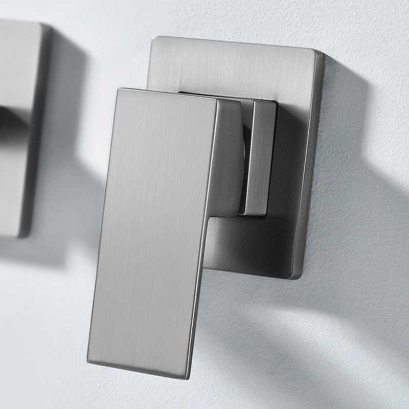 Siena Modern Concealed Wall-Mounted Bathroom Sink Faucet with Slim Spout
