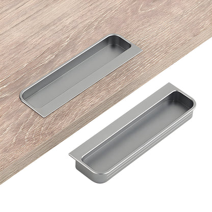 Rectangular Recessed Pulls for Sliding Closet Doors