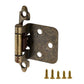 1.5 Inch Half Cover American Spring Self-Closing Door Hinge