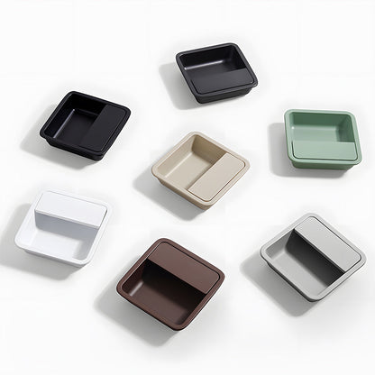 Multi-Color Aluminum Recessed Cabinet Pulls