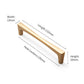 Gold Arched Cabinet Handles and Round Knobs