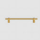 French Brass Round Bar Cabinet Pulls for Wardrobes