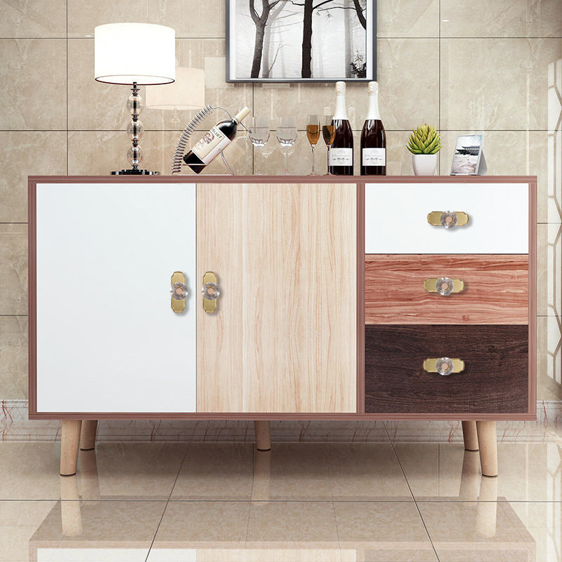 Faceted Crystal Cabinet Knobs with Decorative Backplates