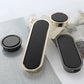 Hidden Recessed Cabinet Pulls with Black Inset