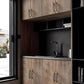 Two-Tone Ribbed Aluminum Alloy Cabinet and Drawer Pulls