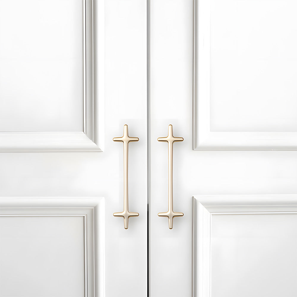 Modern Star Cross Cabinet Pulls and Knobs