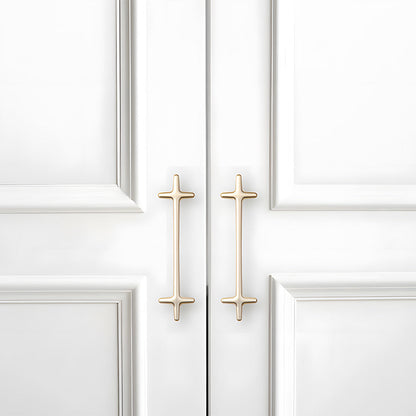 Modern Star Cross Cabinet Pulls and Knobs