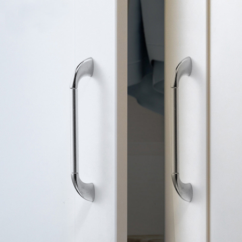 Round Bar Cabinet Pulls with Curved Tapered Feet
