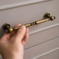 Vintage Turned Solid Brass Cabinet Pulls and Knobs