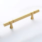 Gold Brass Round Bar Cabinet Handles and T-Bar Knobs