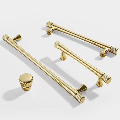 Fluted Detail Cabinet Pulls and Matching Knobs