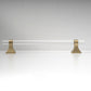 Transparent Acrylic Bar Pulls and Cabinet Knobs