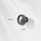Fluted Arched Cabinet Pulls and Round Knobs, Gold / Gray
