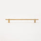 Black / Gold Knurled Round Bar Cabinet Pulls and Drawer Handles
