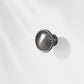 Fluted Arched Cabinet Pulls and Round Knobs, Gold / Gray
