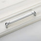 Frosted Bow Cabinet Pulls and Matching Knobs