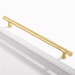 Grooved Round Bar Cabinet Pulls and Matching Knobs