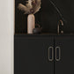 Hidden Recessed Cabinet Pulls with Black Inset